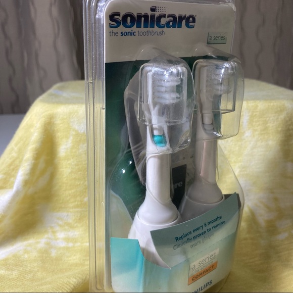 Sonicare A Series Compact Replacement Brush Heads Advance 2 Pack NIB A4000 - Picture 10 of 10